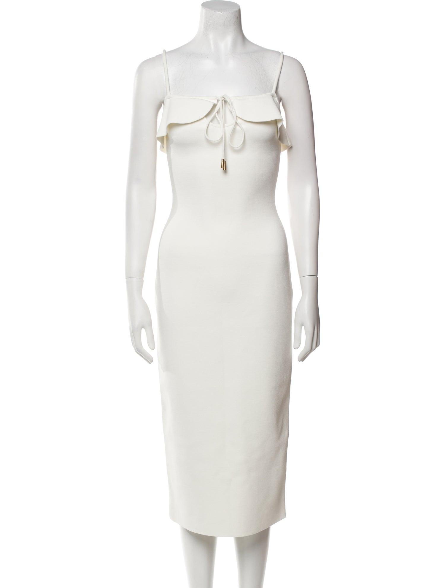 Cult Gaia Square Neckline Midi Length Dress