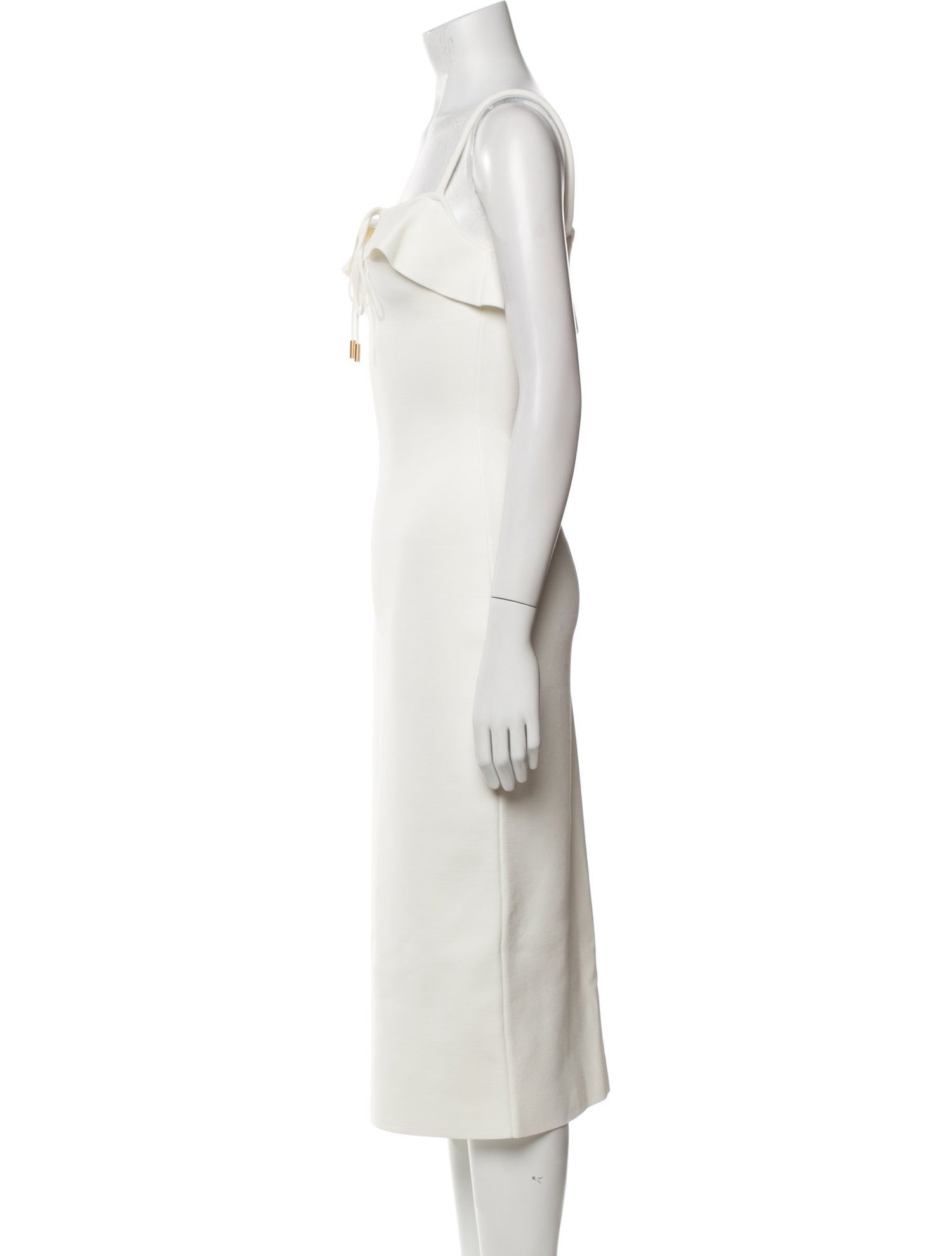 Cult Gaia Square Neckline Midi Length Dress