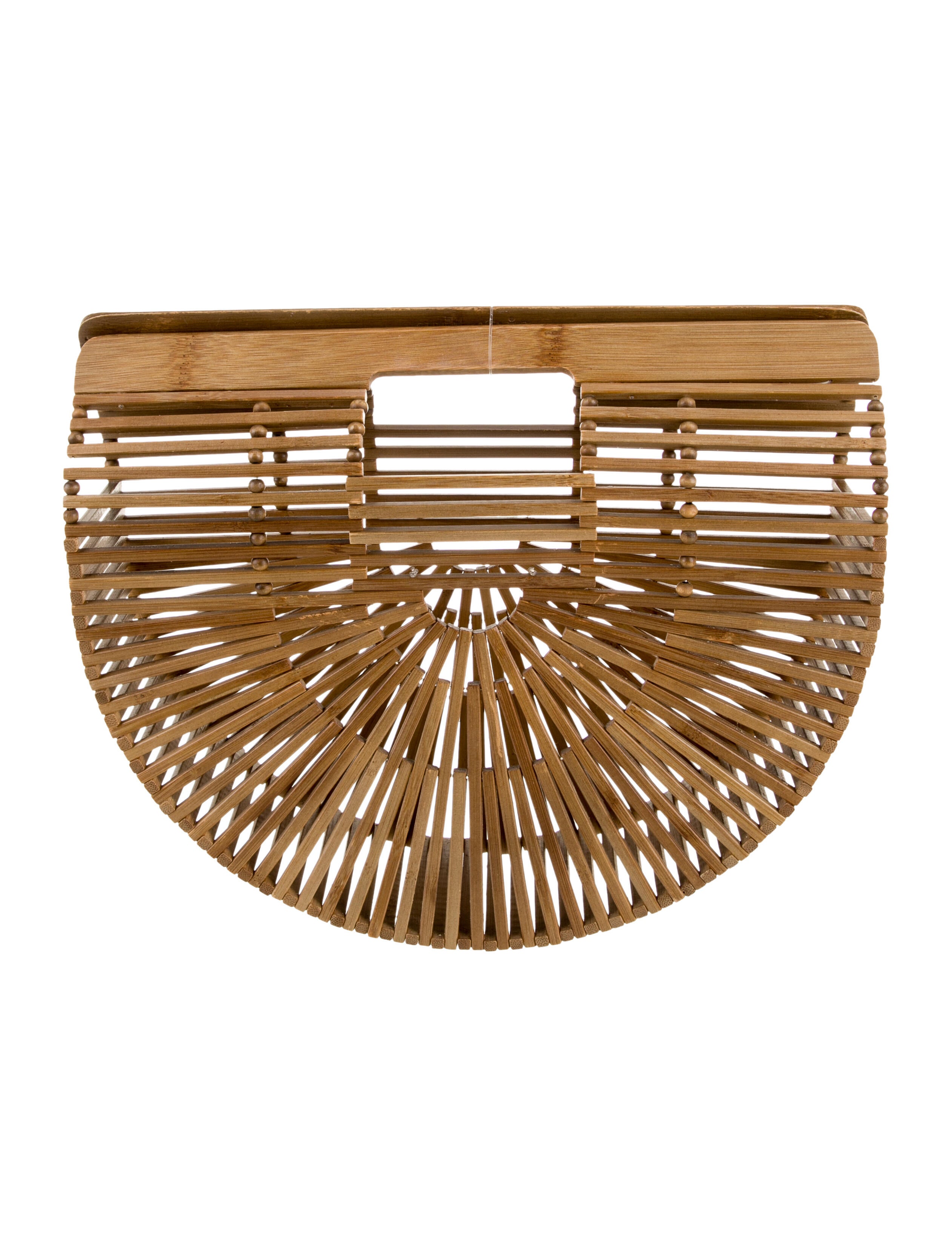 Cult Gaia Wicker Top Handle Bag