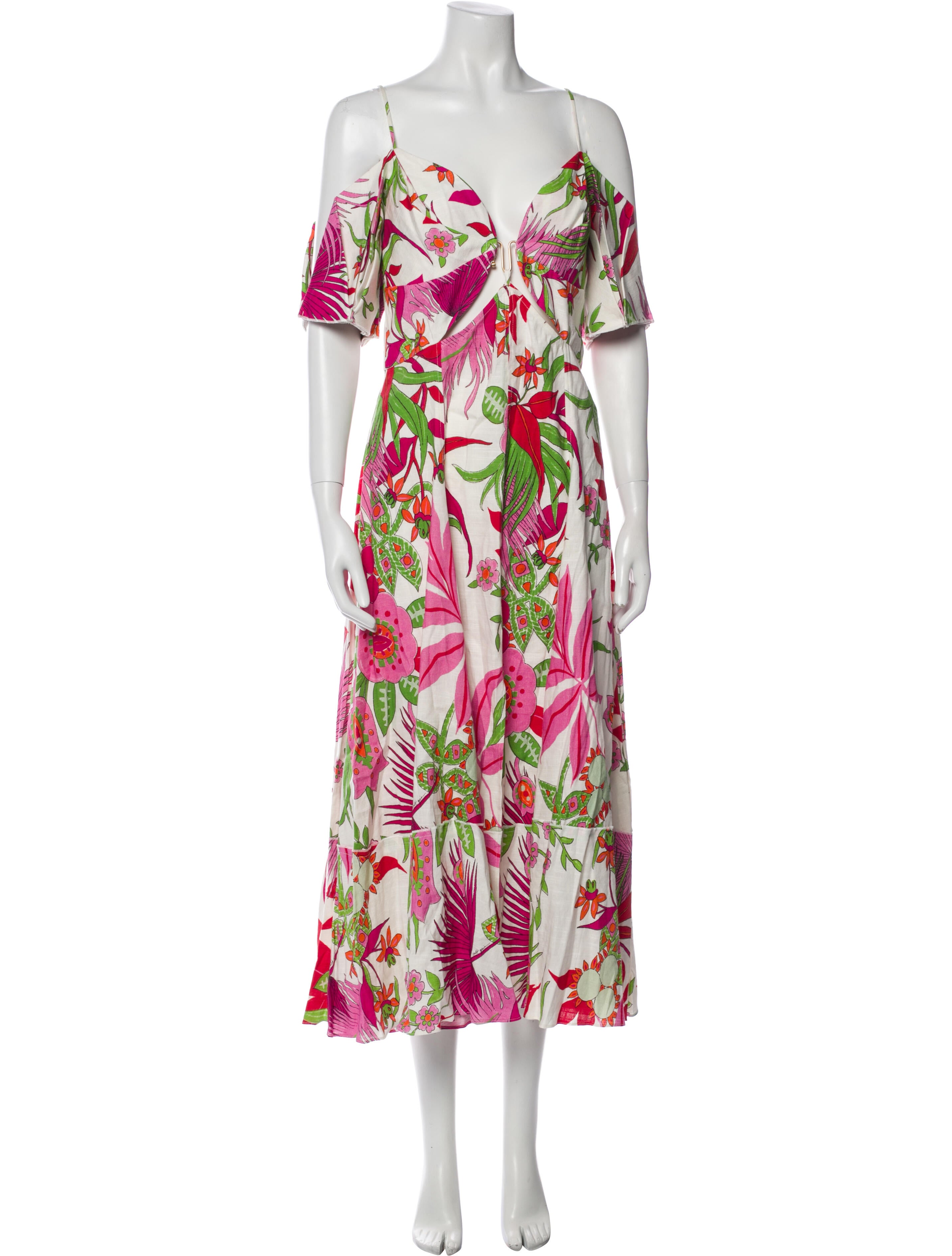 Cult Gaia Linen Long Dress