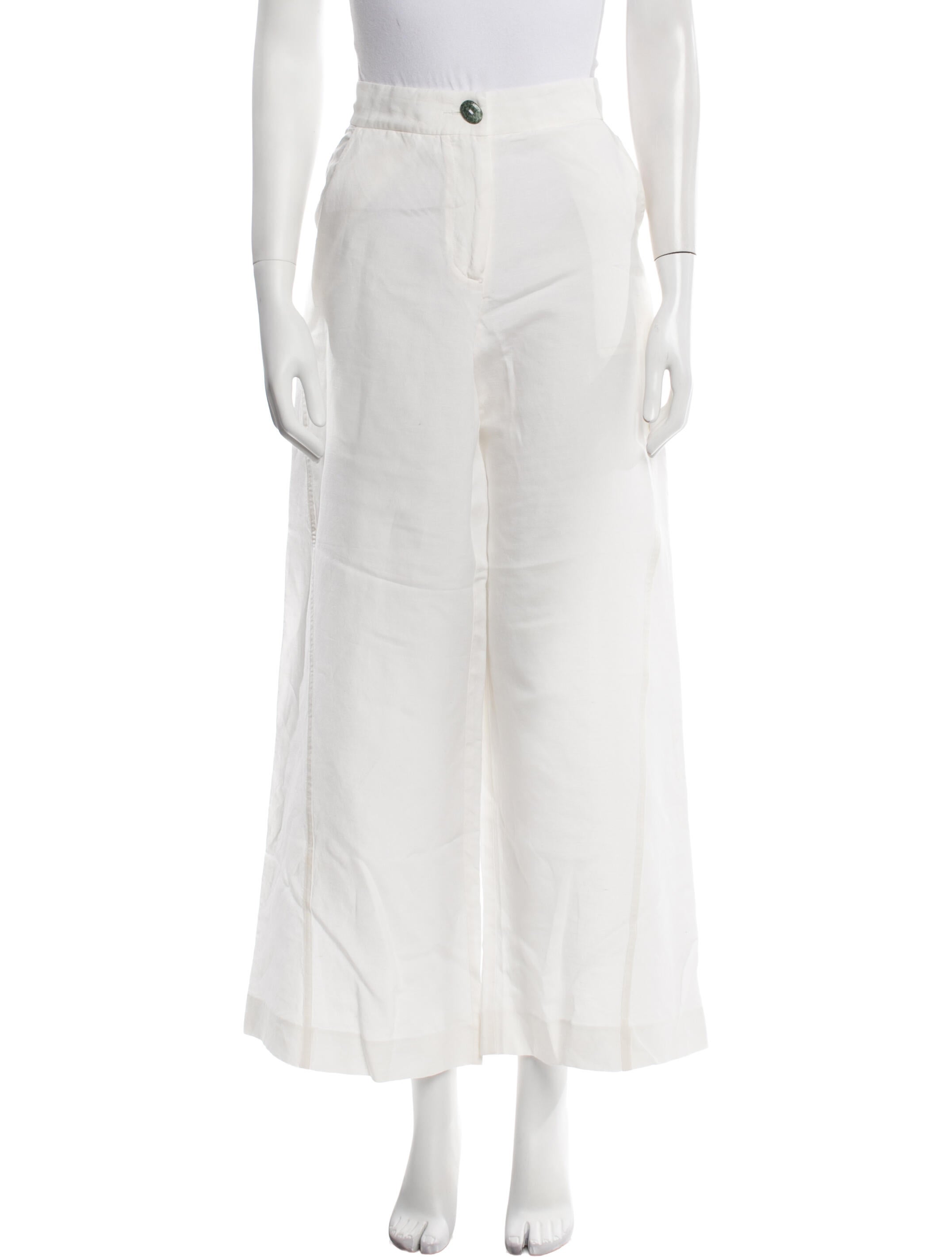 Cult Gaia Linen Wide Leg Pants