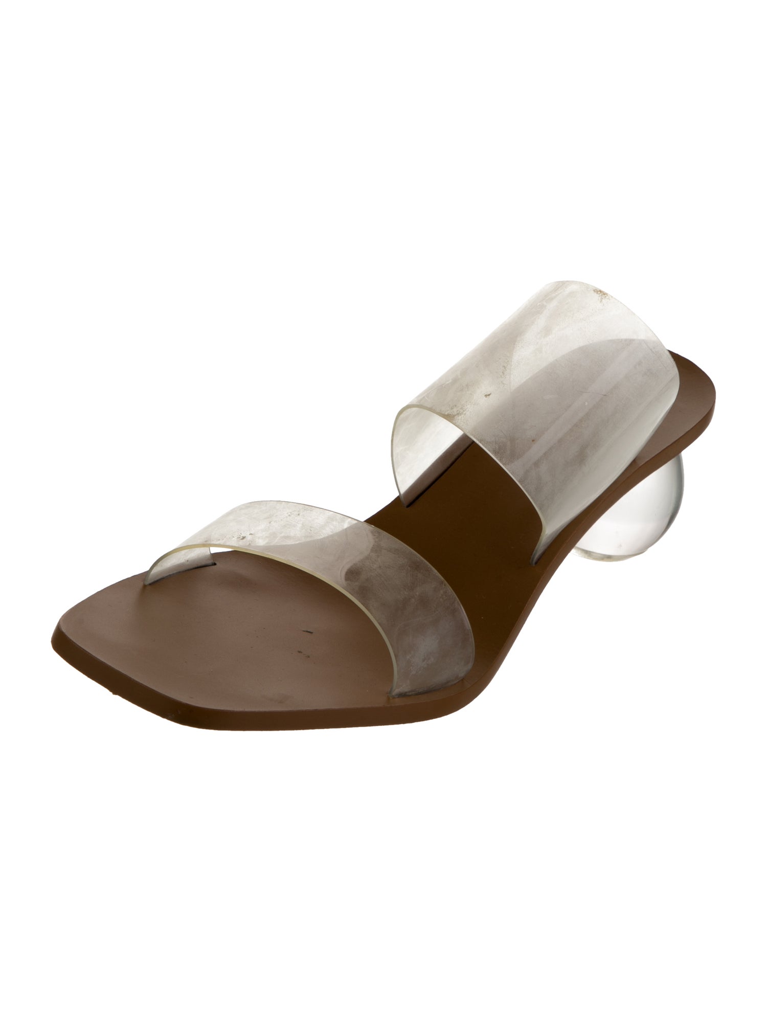 Cult Gaia PVC Slingback Sandals