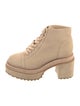Cult Gaia Suede Combat Boots