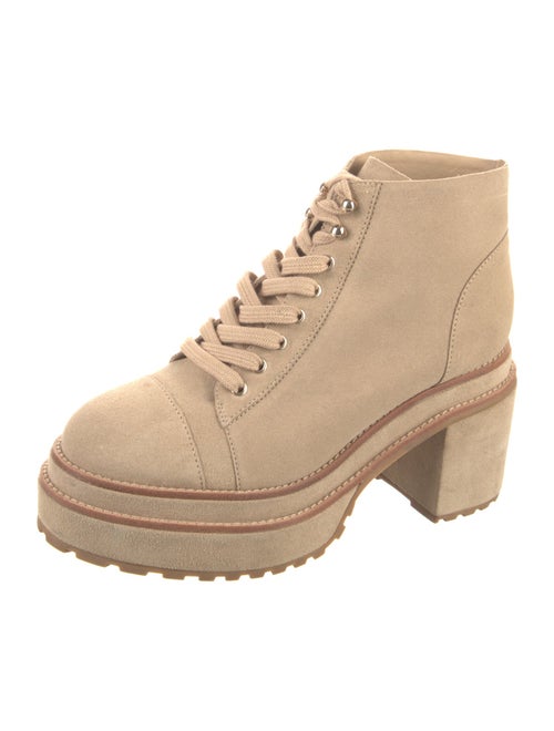 Cult Gaia Suede Combat Boots