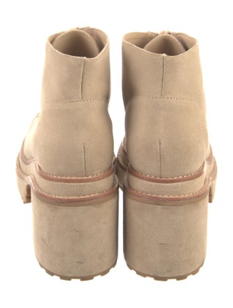 Cult Gaia Suede Combat Boots