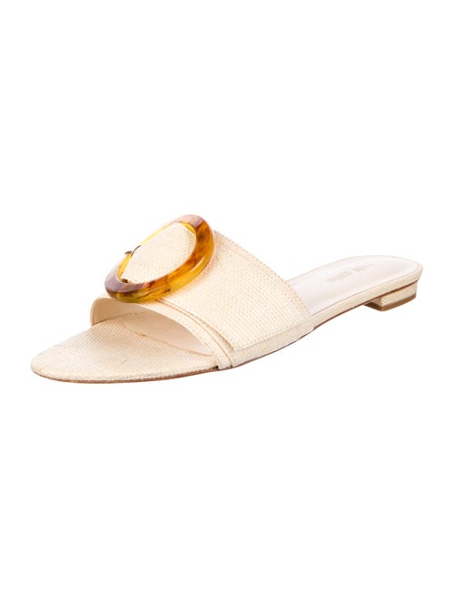 Cult Gaia Raffia Slides