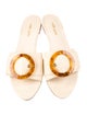 Cult Gaia Raffia Slides
