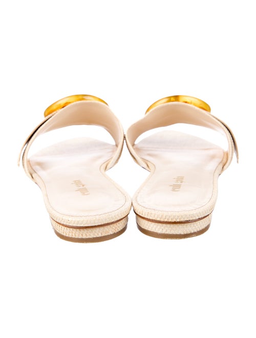 Cult Gaia Raffia Slides
