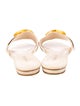 Cult Gaia Raffia Slides