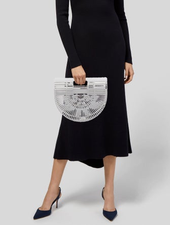 Cult Gaia Bamboo Clutch