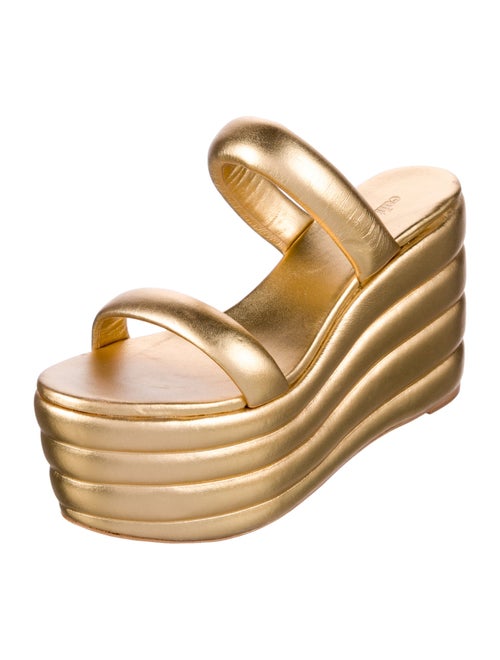 Cult Gaia Leather Espadrilles