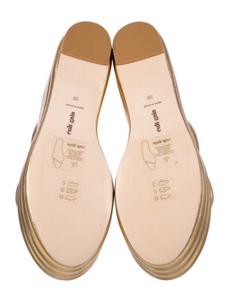 Cult Gaia Leather Espadrilles