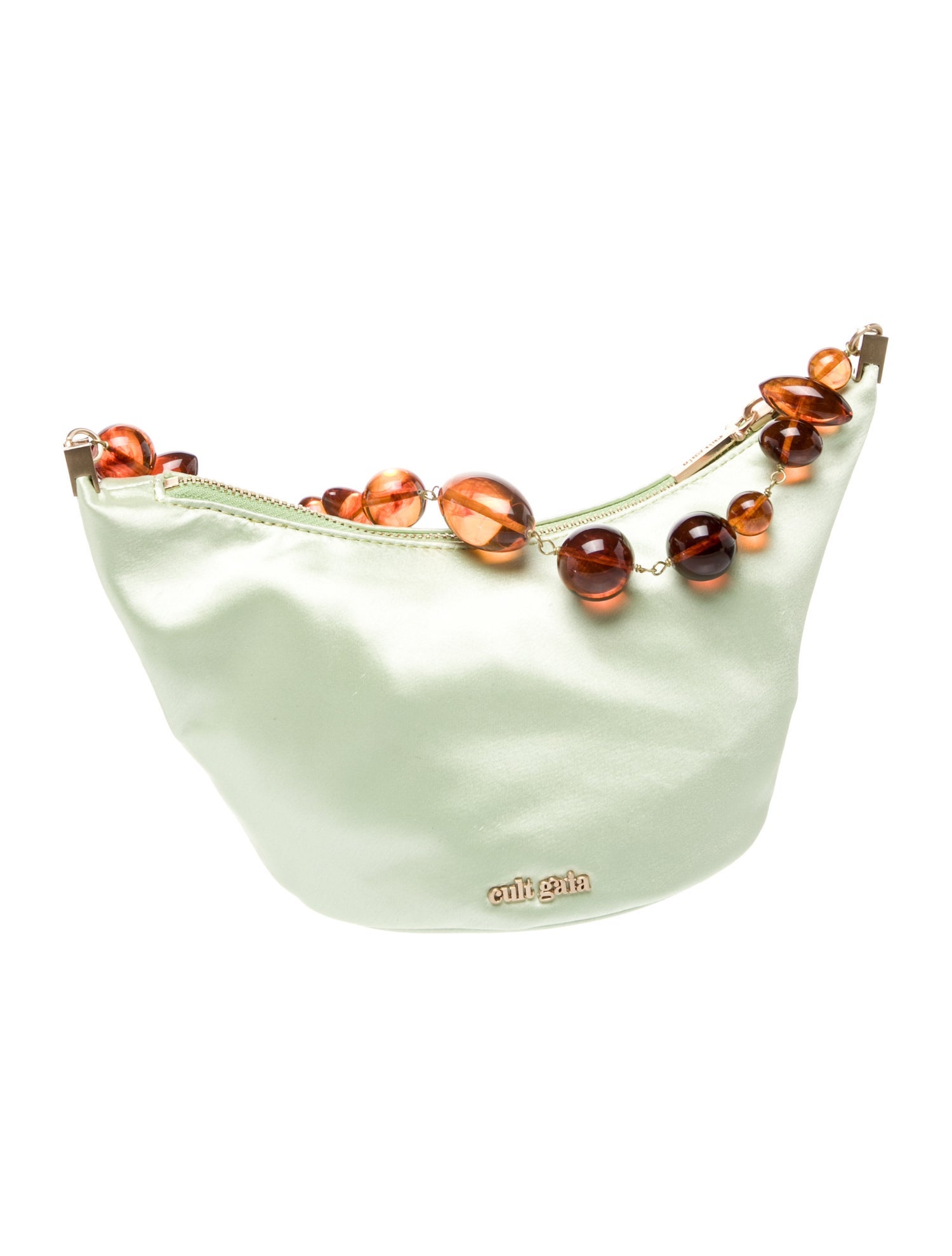 Cult Gaia Satin Shoulder Bag
