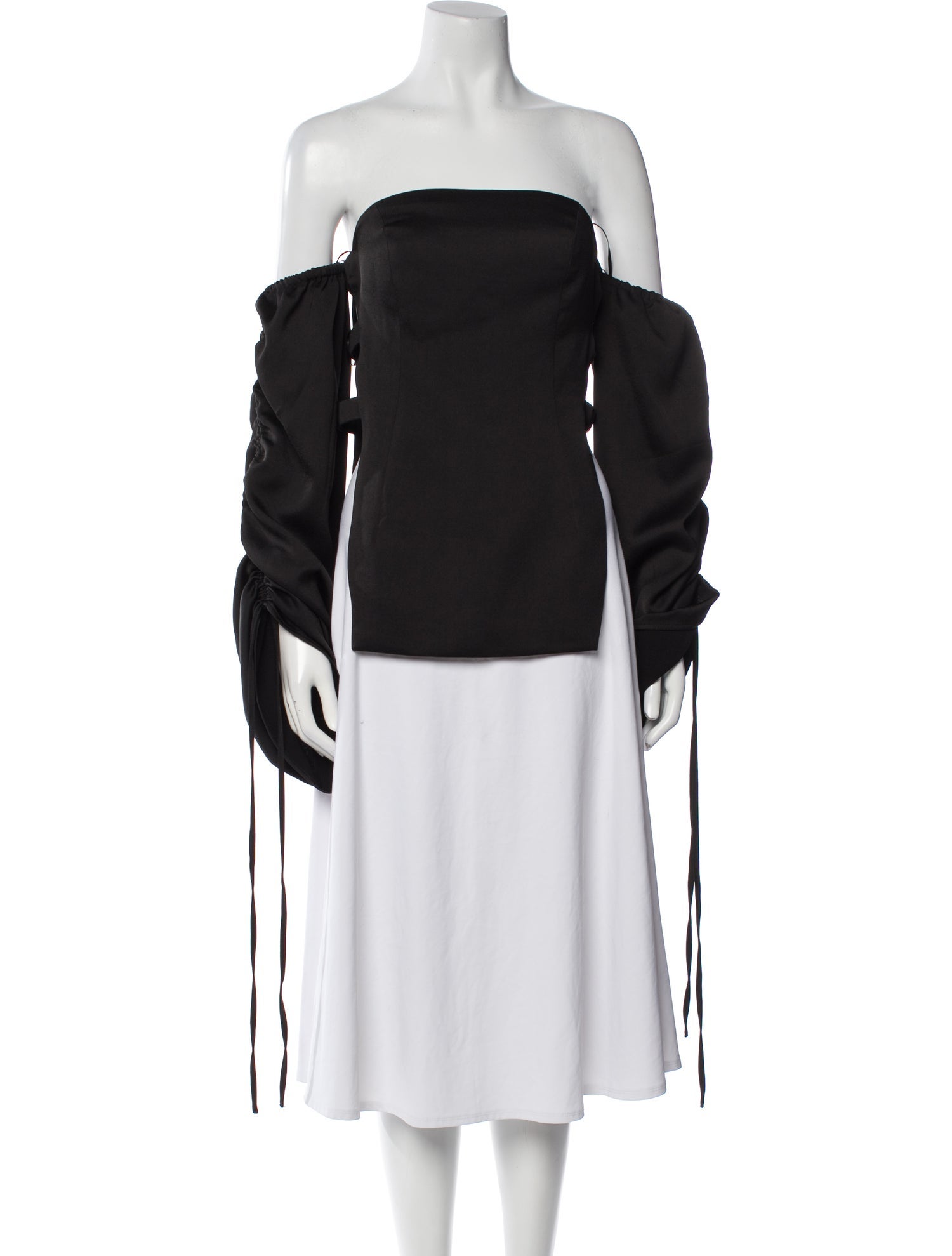 Cult Gaia Off-The-Shoulder Long Sleeve Top