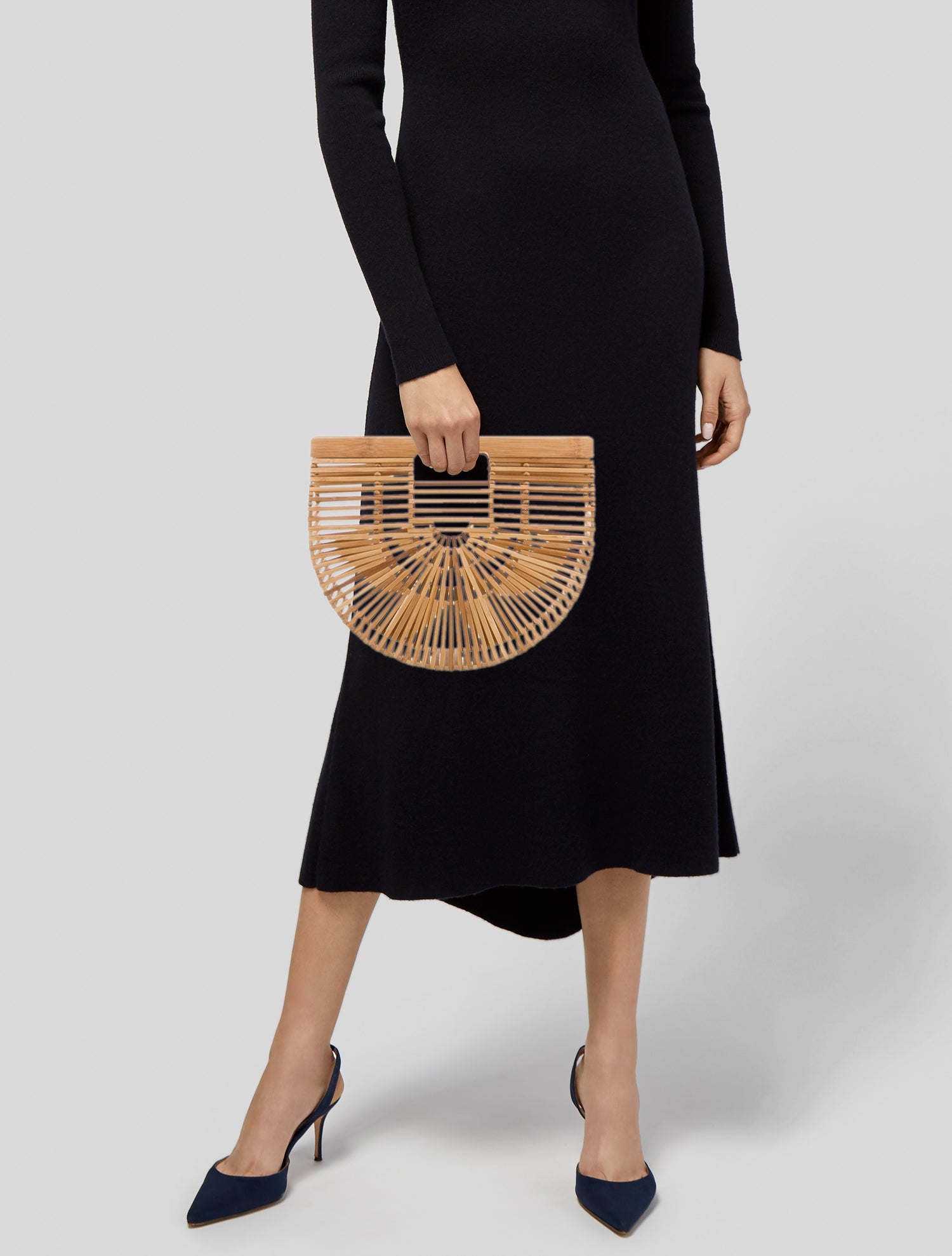 Cult Gaia Bamboo Top Handle Bag