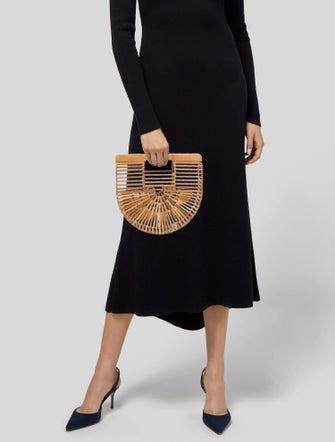 Cult Gaia Bamboo Top Handle Bag