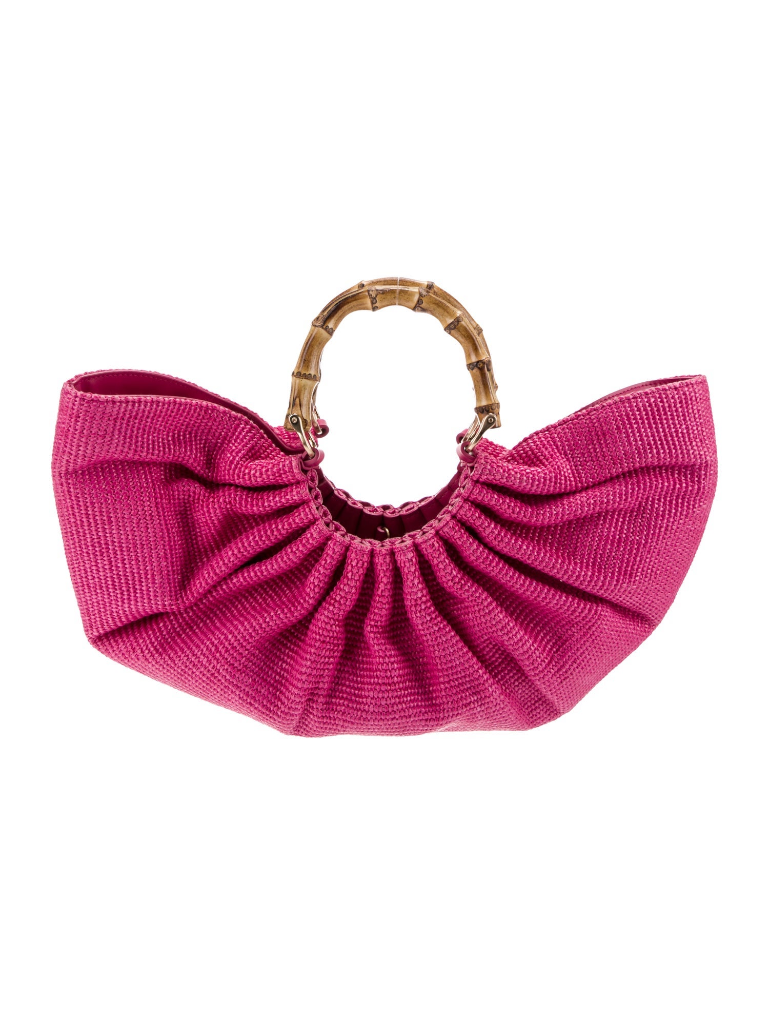 Cult Gaia Raffia Top Handle Bag