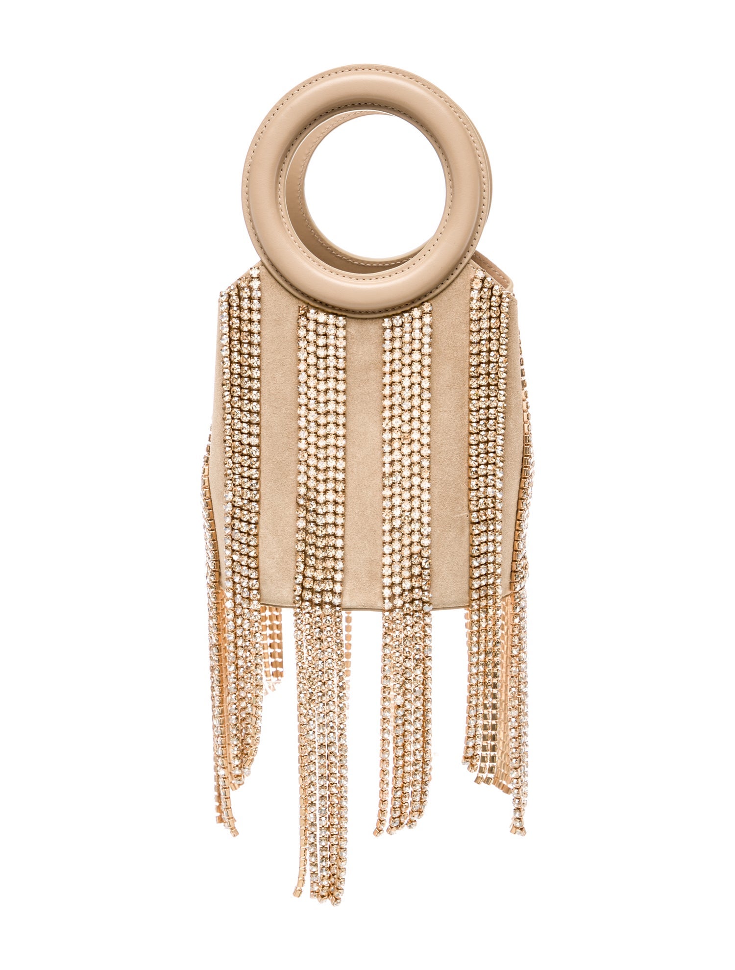 Cult Gaia Suede Top Handle Bag