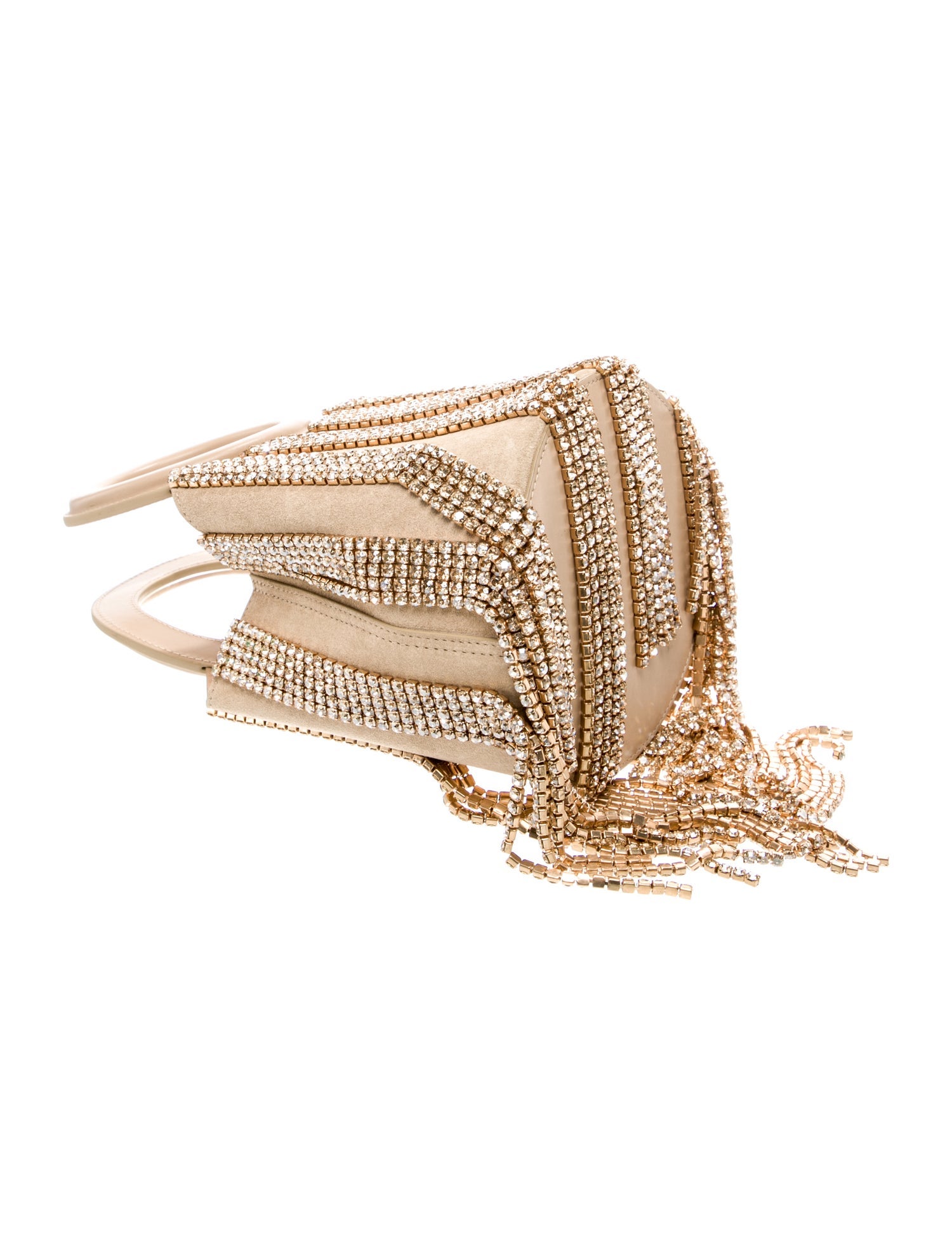 Cult Gaia Suede Top Handle Bag