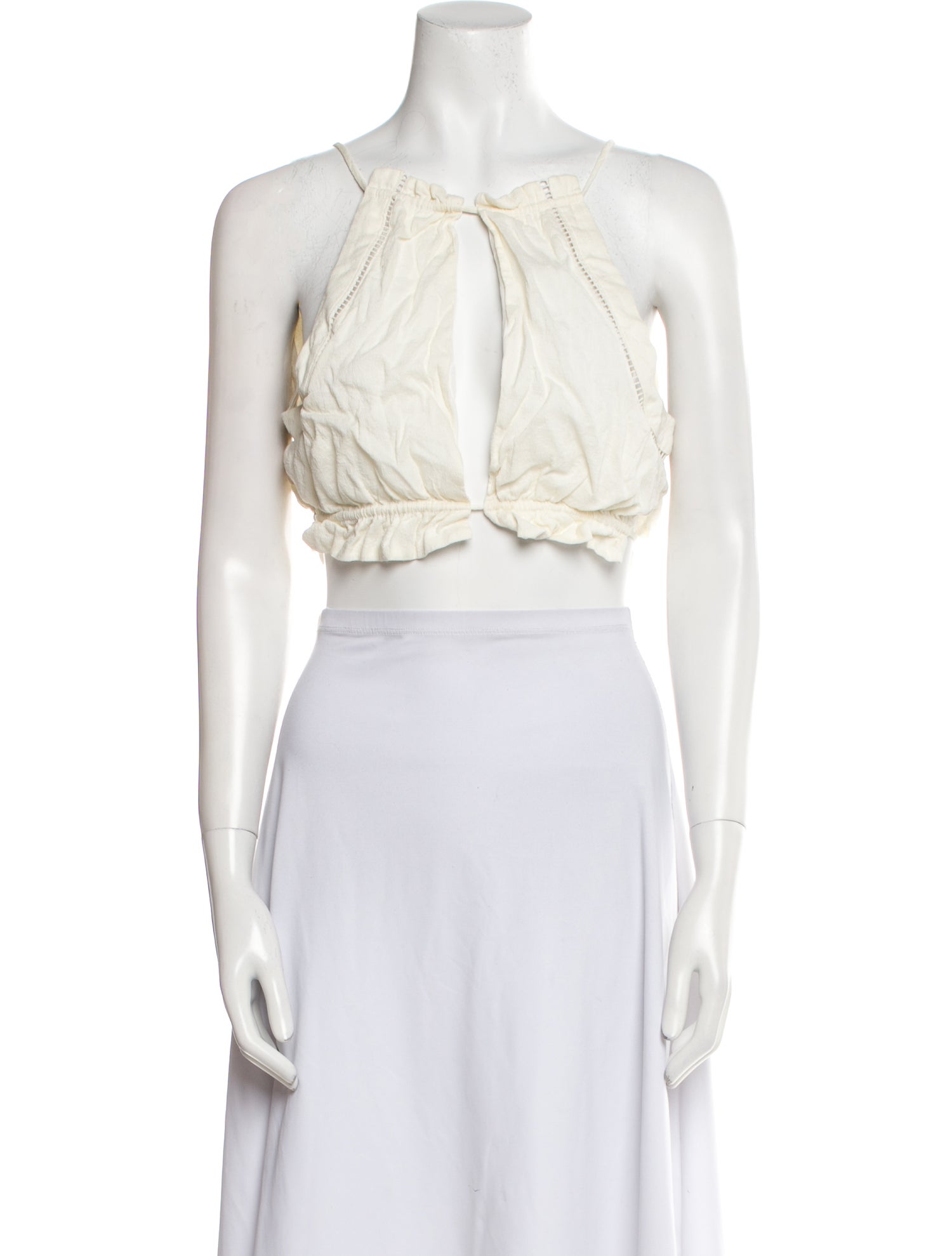 Cult Gaia Strapless Crop Top