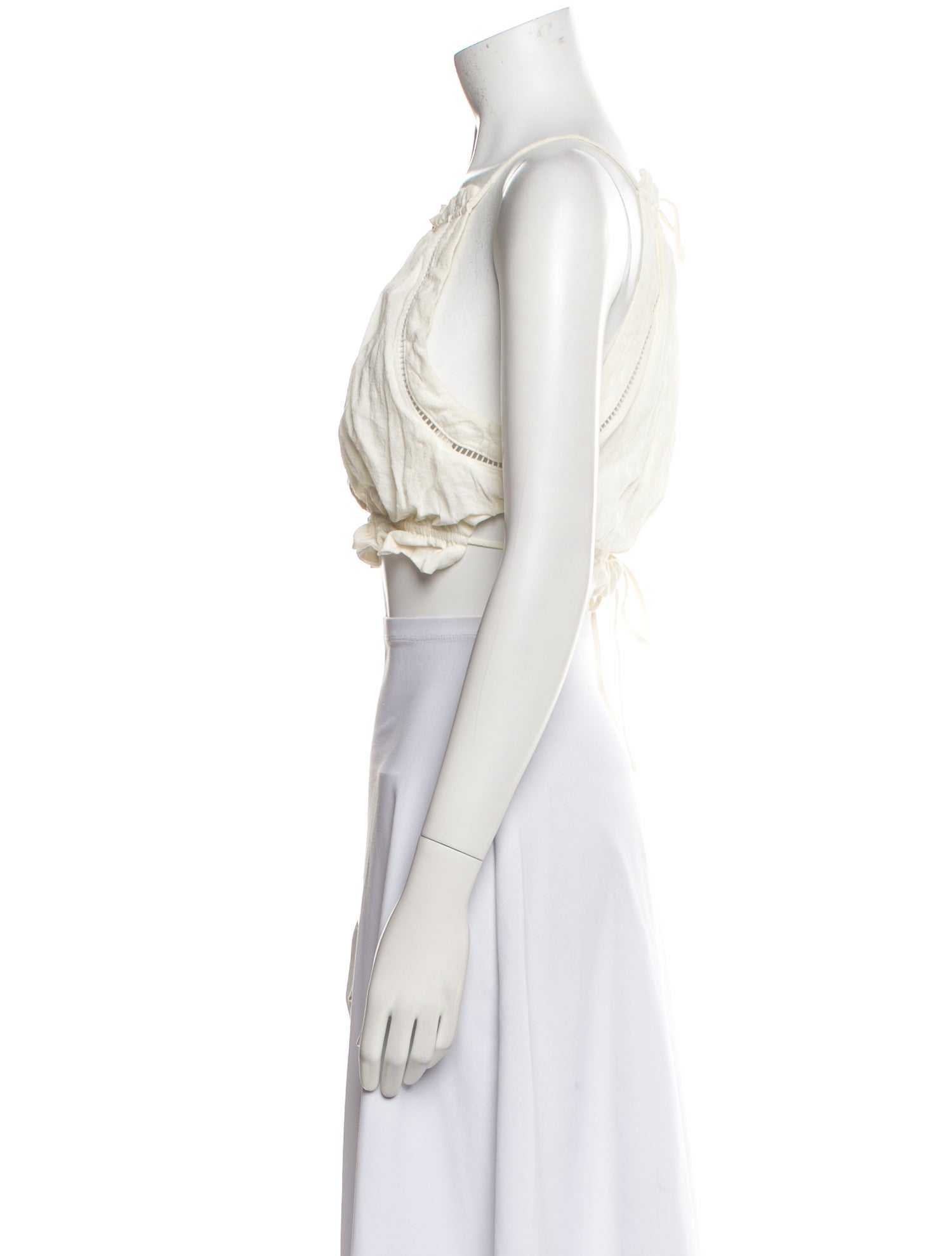 Cult Gaia Strapless Crop Top