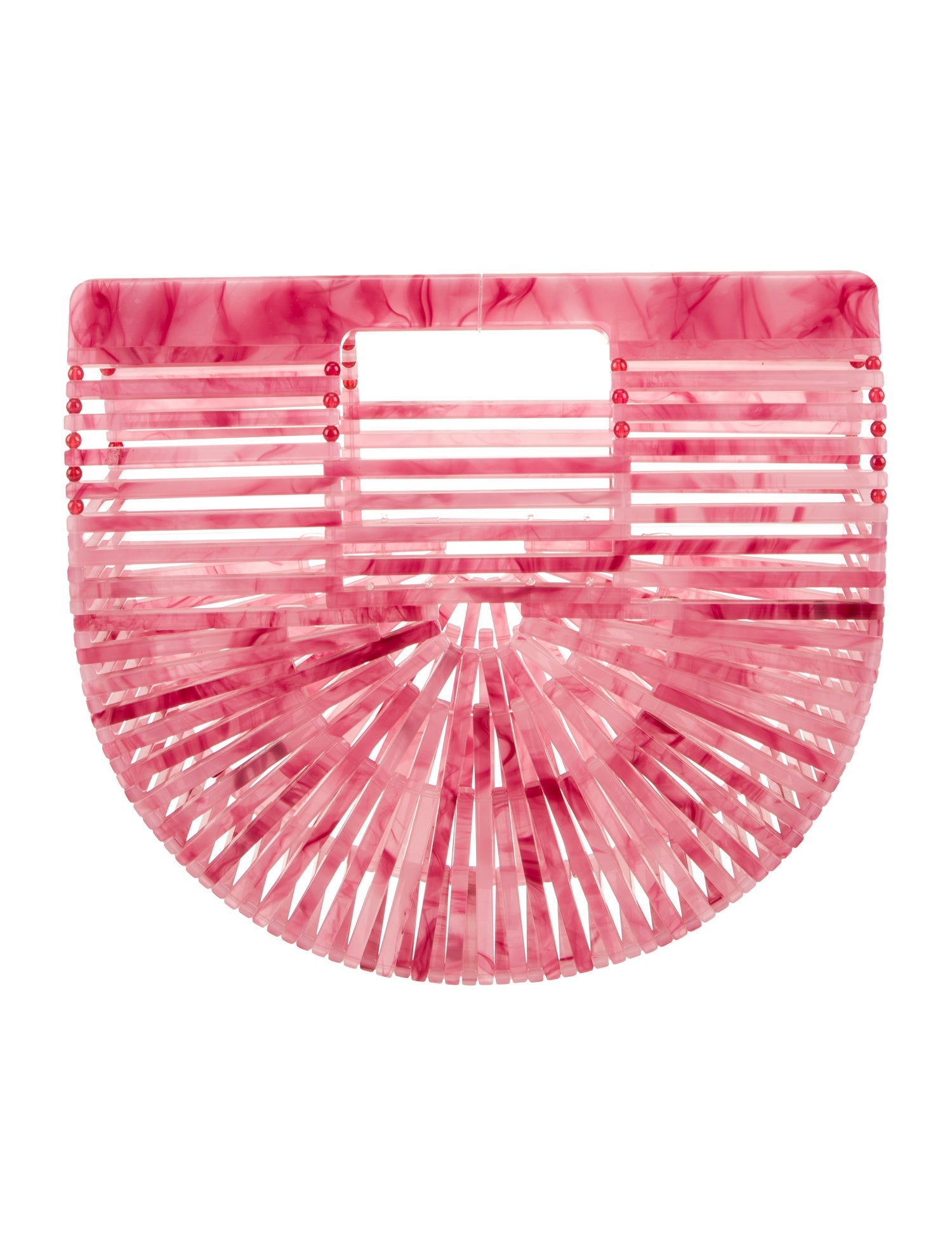 Cult Gaia Acrylic Top Handle Bag