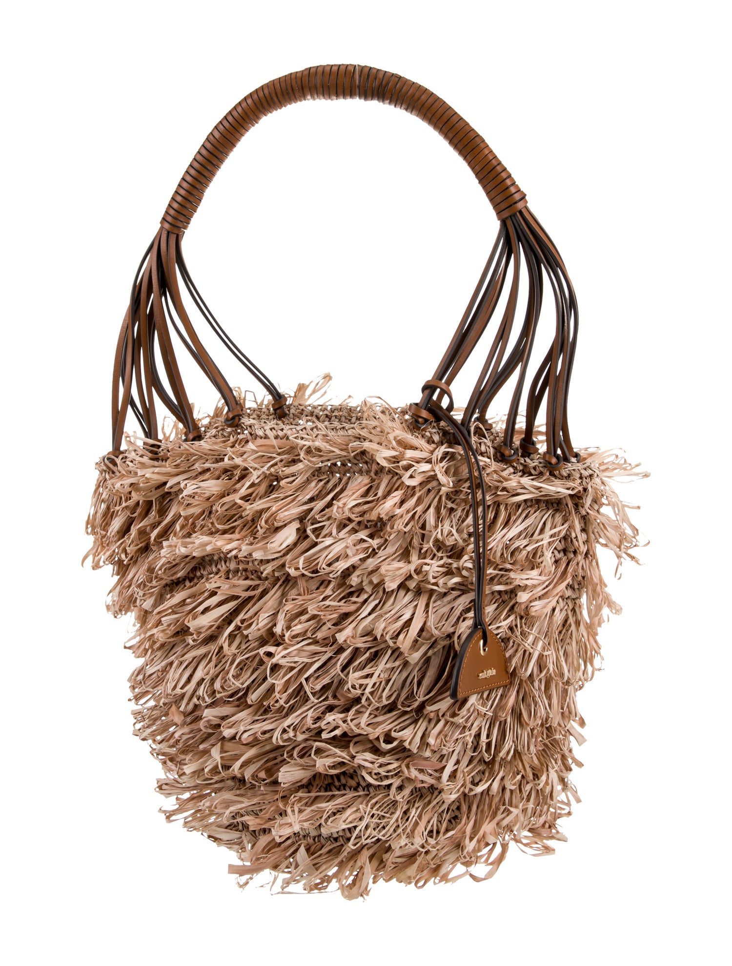 Cult Gaia Raffia Shoulder Bag