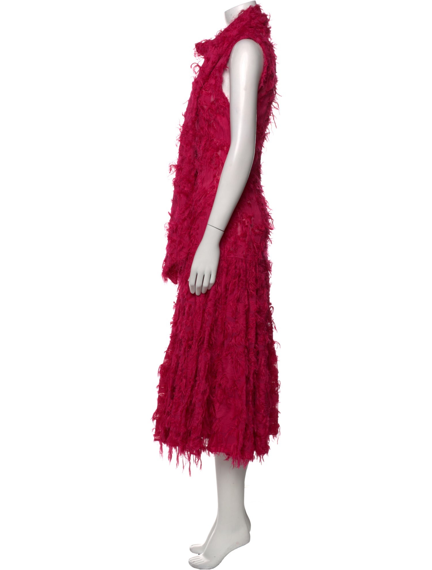 Cult Gaia Lace Pattern Midi Length Dress