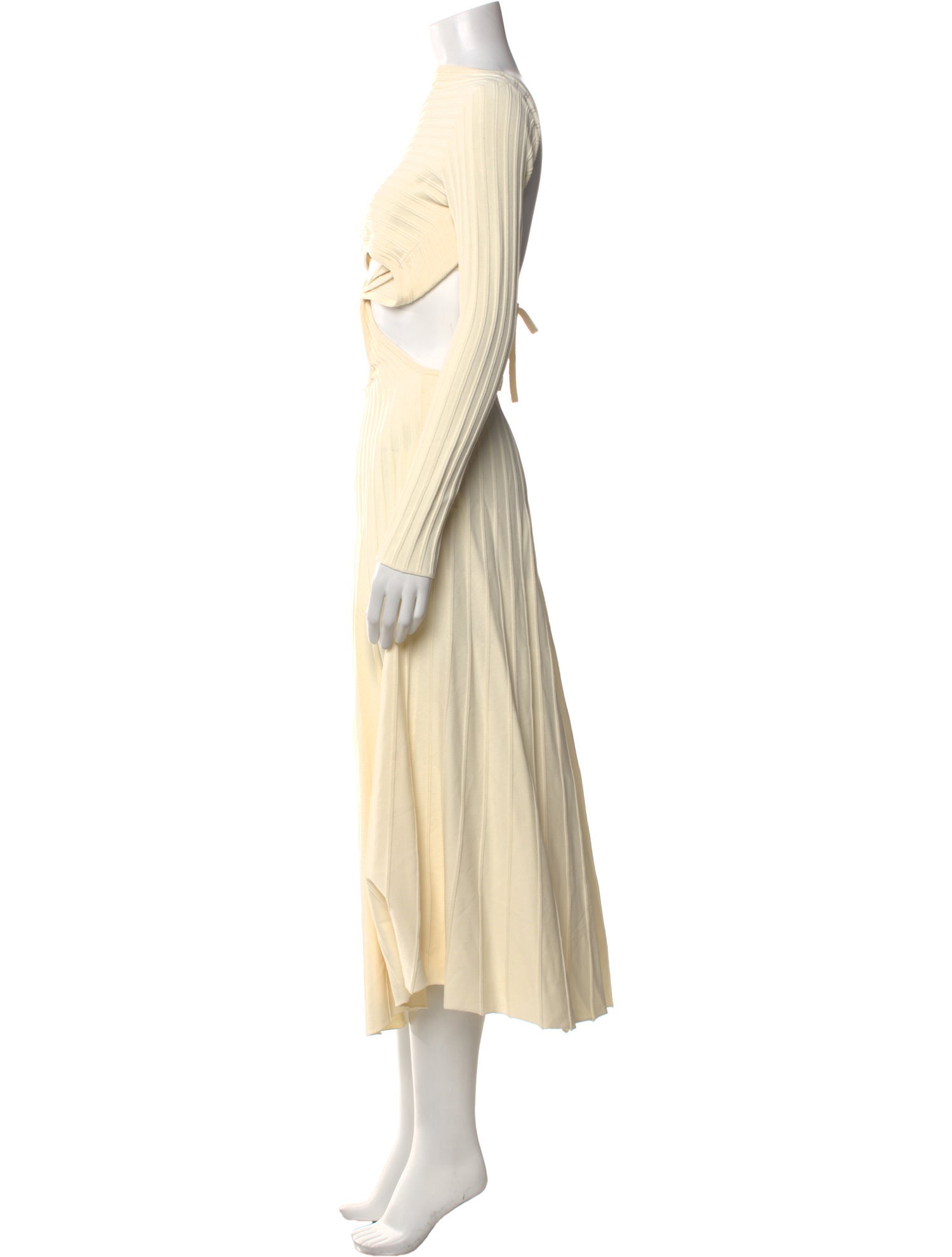 Cult Gaia Bateau Neckline Long Dress