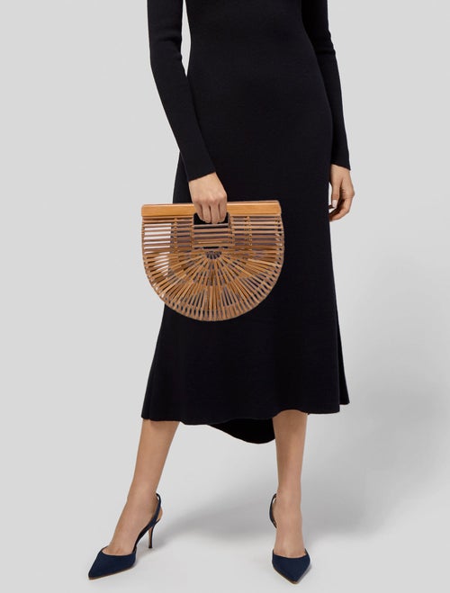 Cult Gaia Bamboo Top Handle Bag
