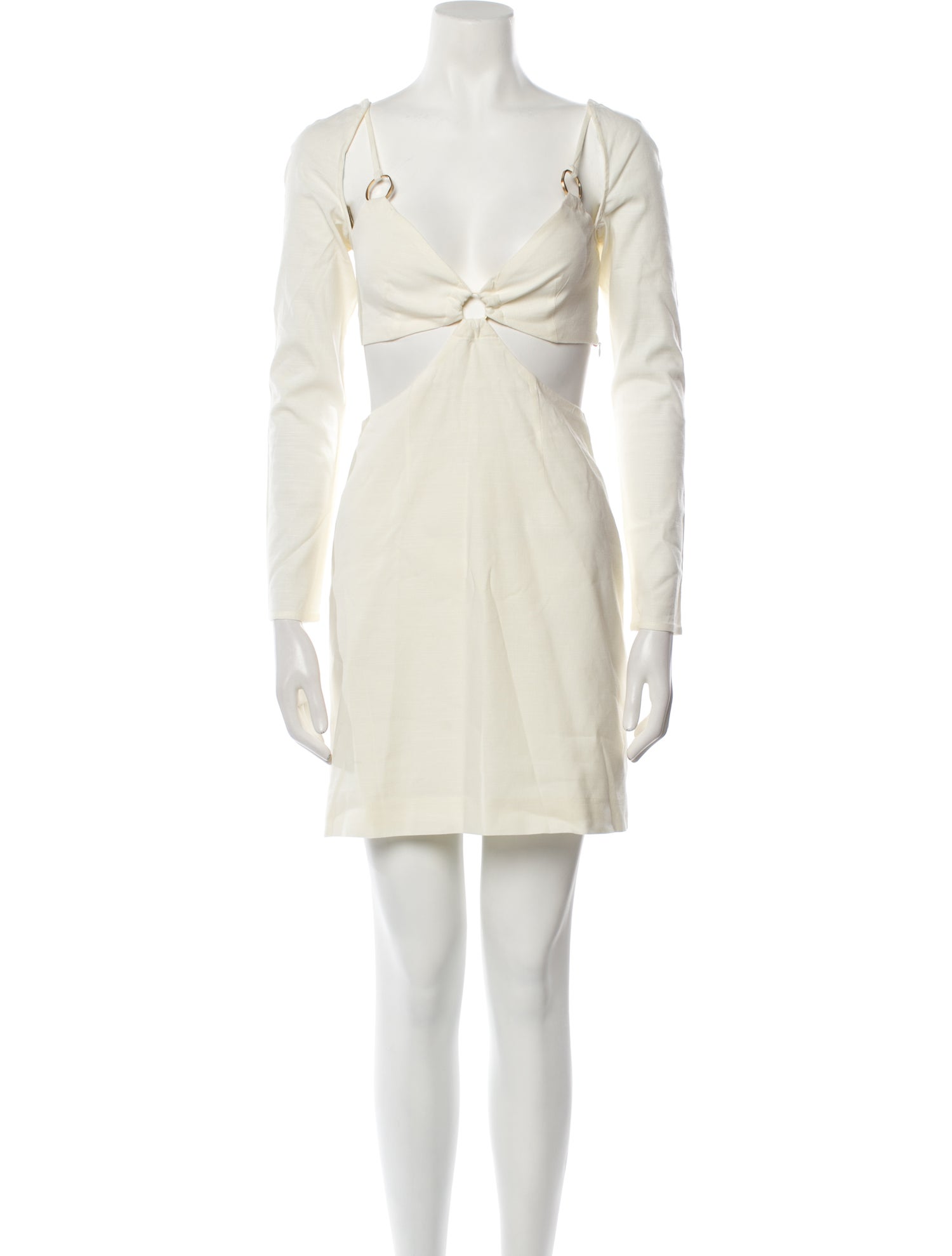 Cult Gaia Linen Mini Dress