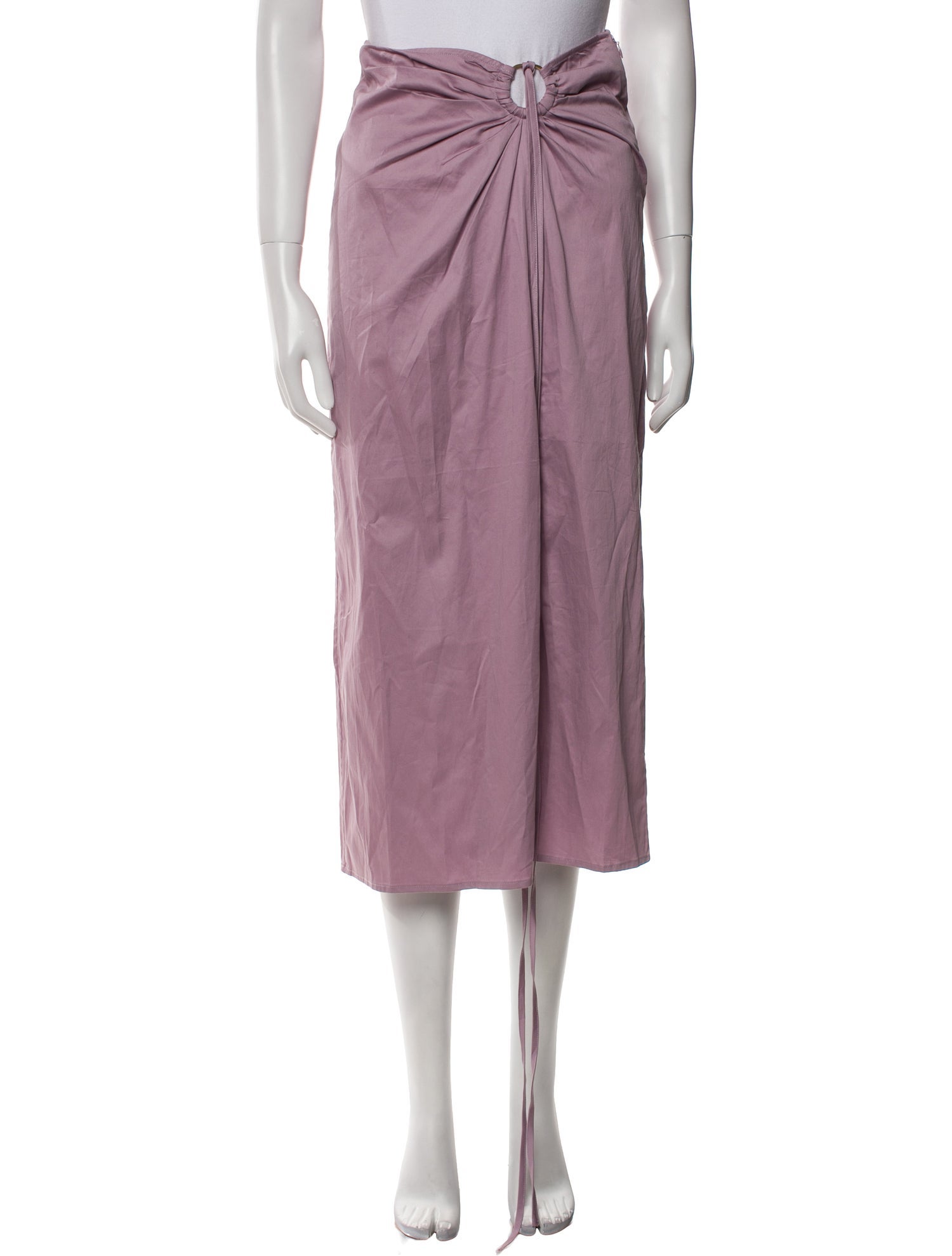 Cult Gaia Ruffle Embellishment Midi Length Skirt