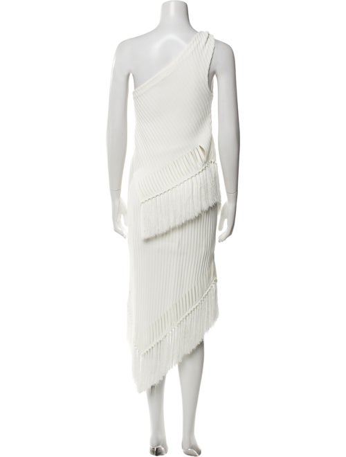 Cult Gaia Striped Fringe Trim Accent Skirt Set