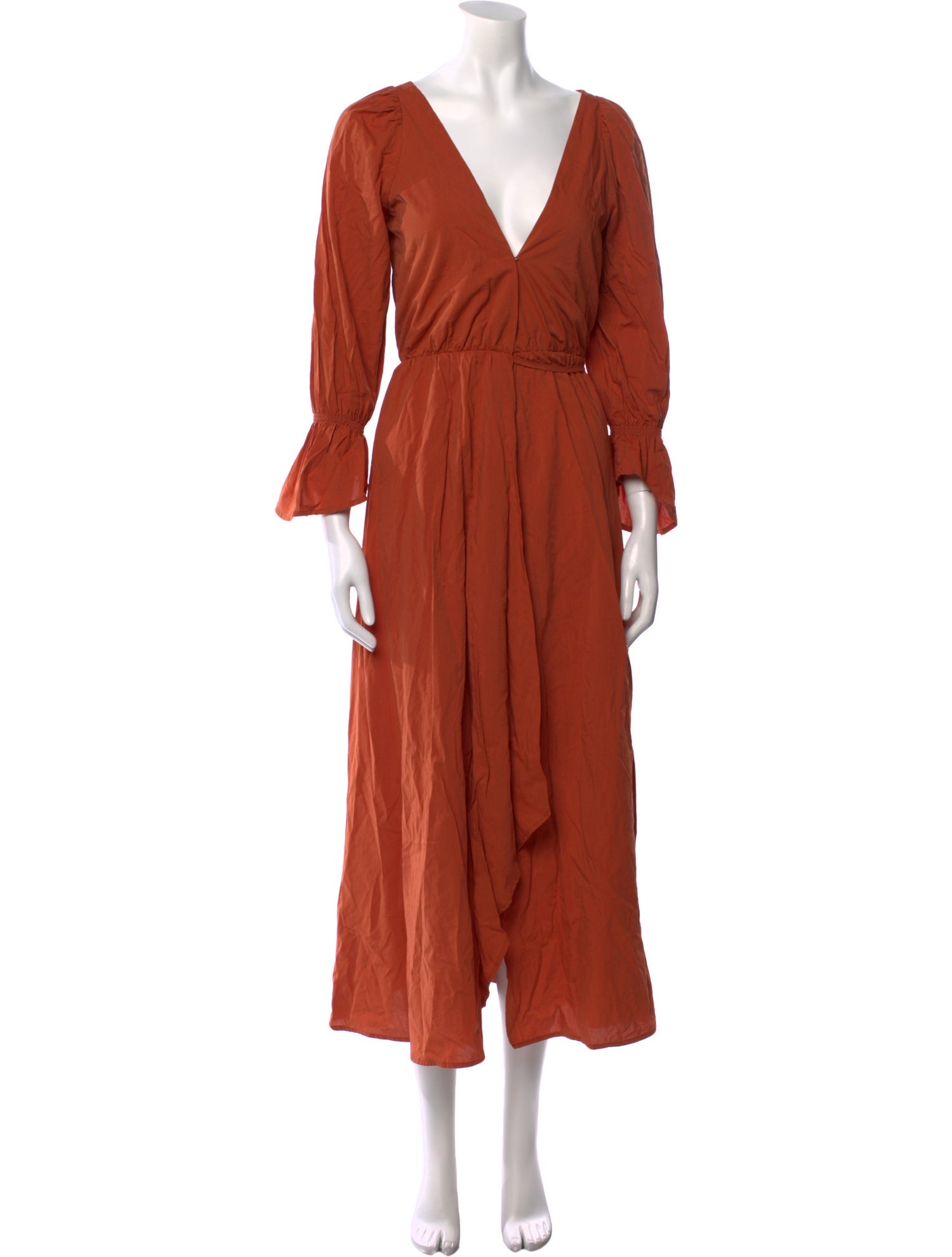 Cult Gaia V-Neck Long Dress
