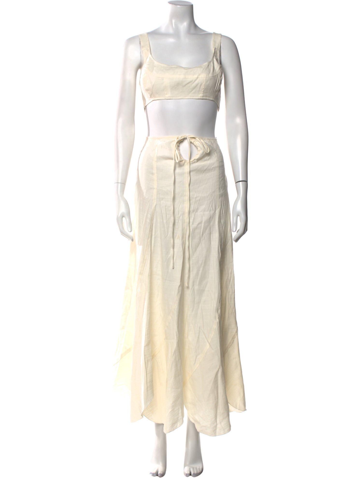 Cult Gaia Linen Long Dress