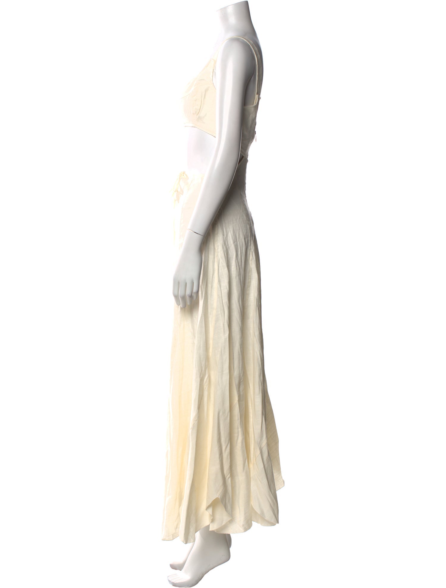 Cult Gaia Linen Long Dress