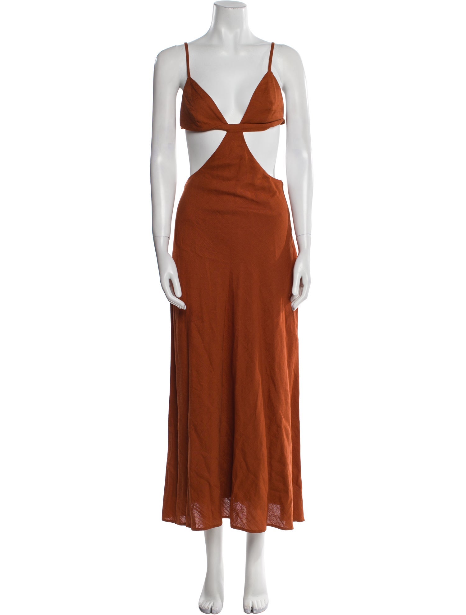 Cult Gaia Linen Long Dress