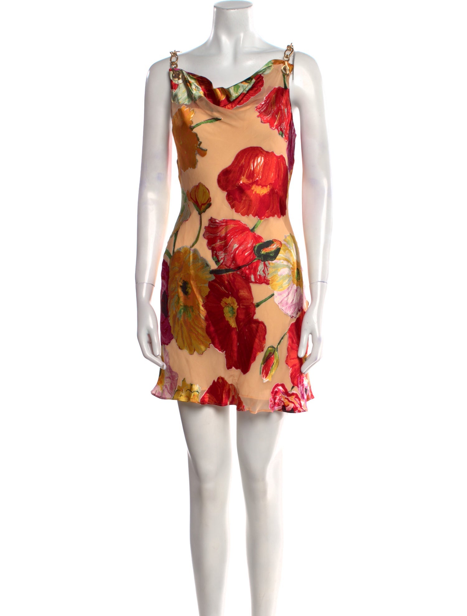 Cult Gaia Floral Print Mini Dress