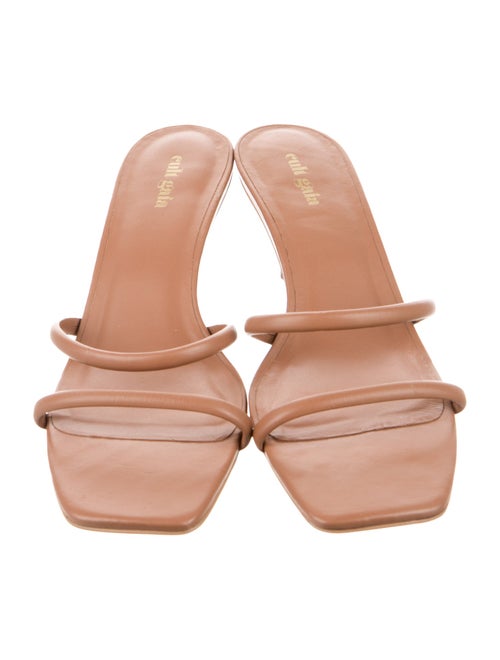 Cult Gaia Leather Slides