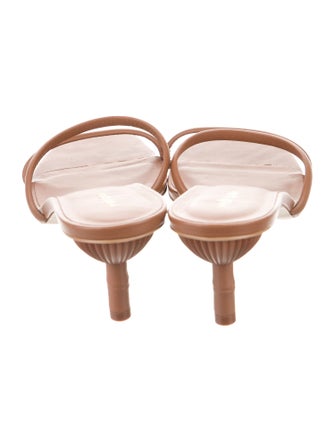 Cult Gaia Leather Slides