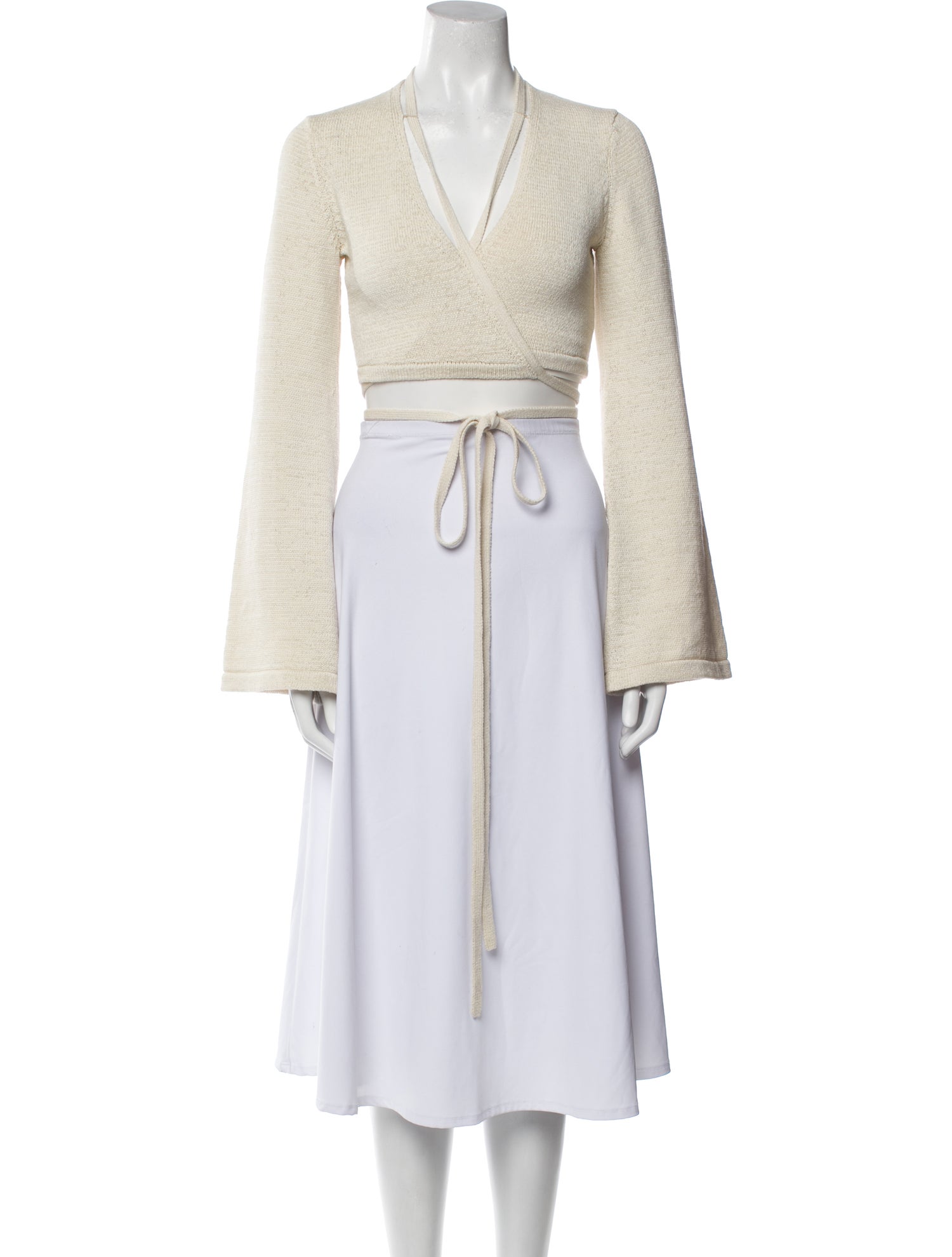 Cult Gaia V-Neck Long Sleeve Tunic