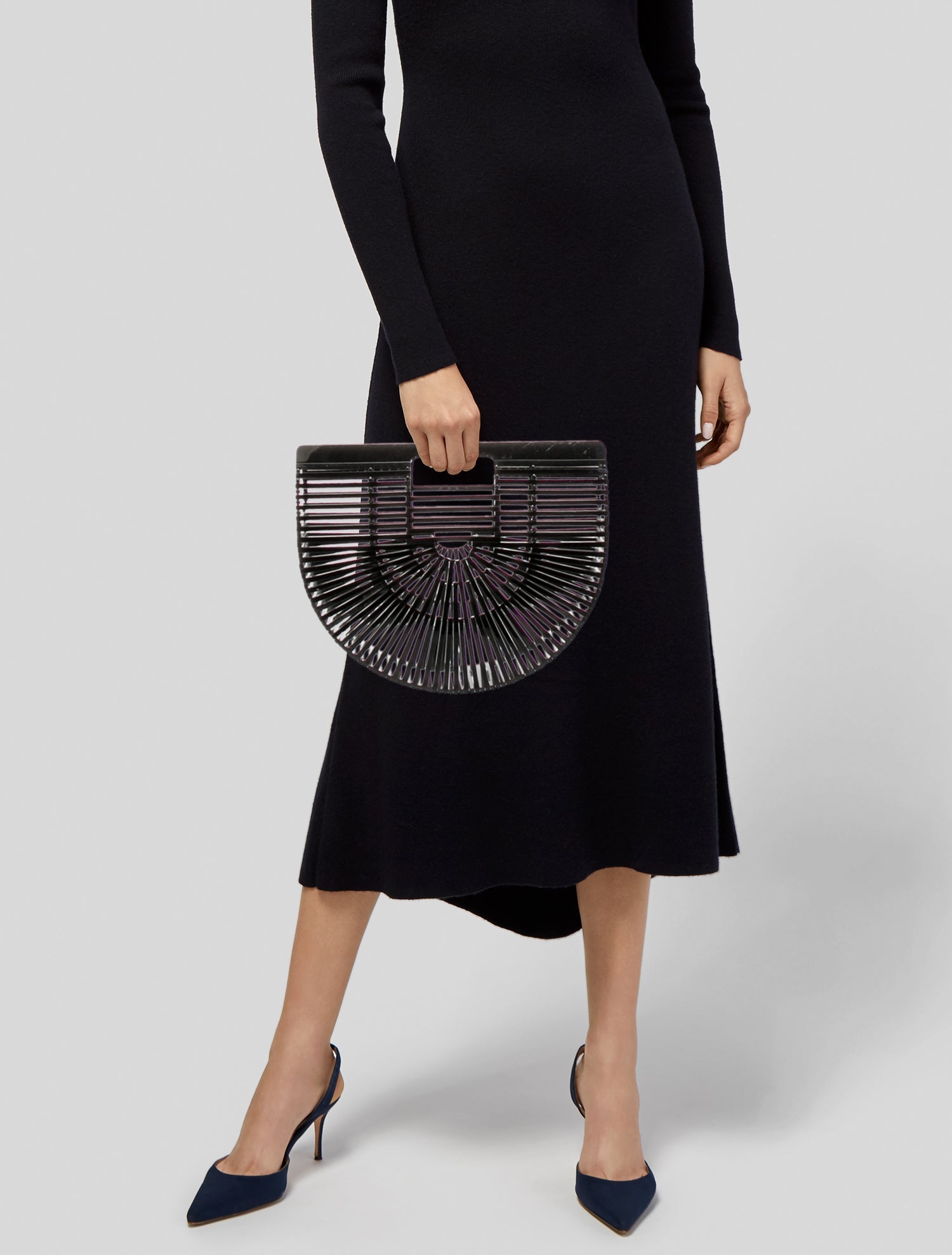 Cult Gaia Acrylic Top Handle Bag