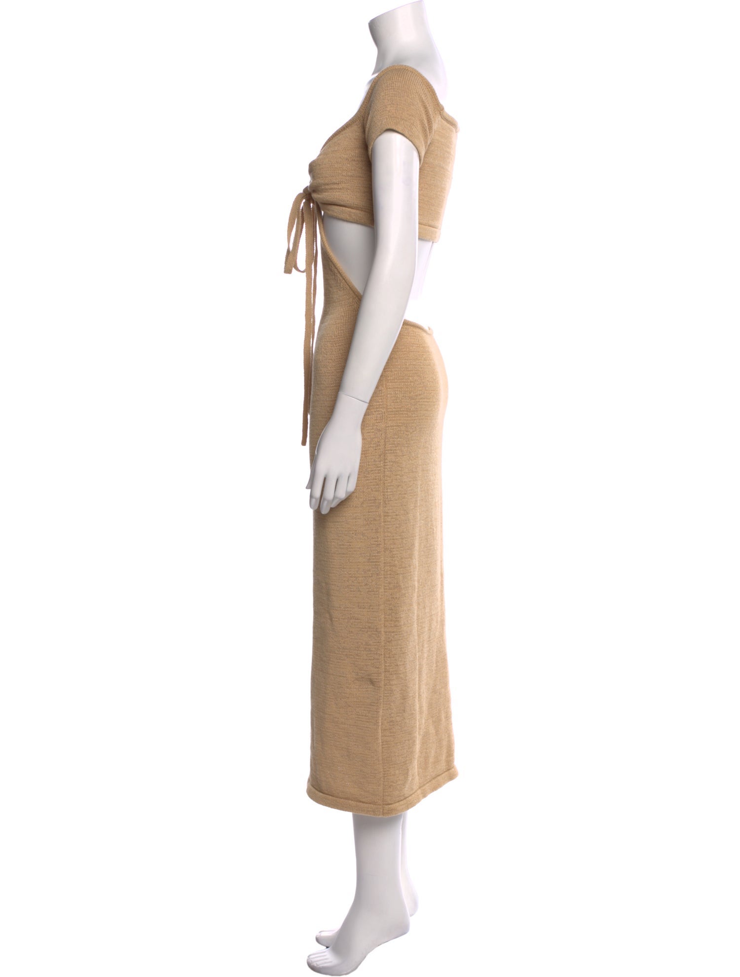 Cult Gaia Square Neckline Midi Length Dress w/ Tags