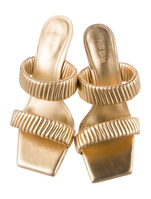 Cult Gaia Leather Slides