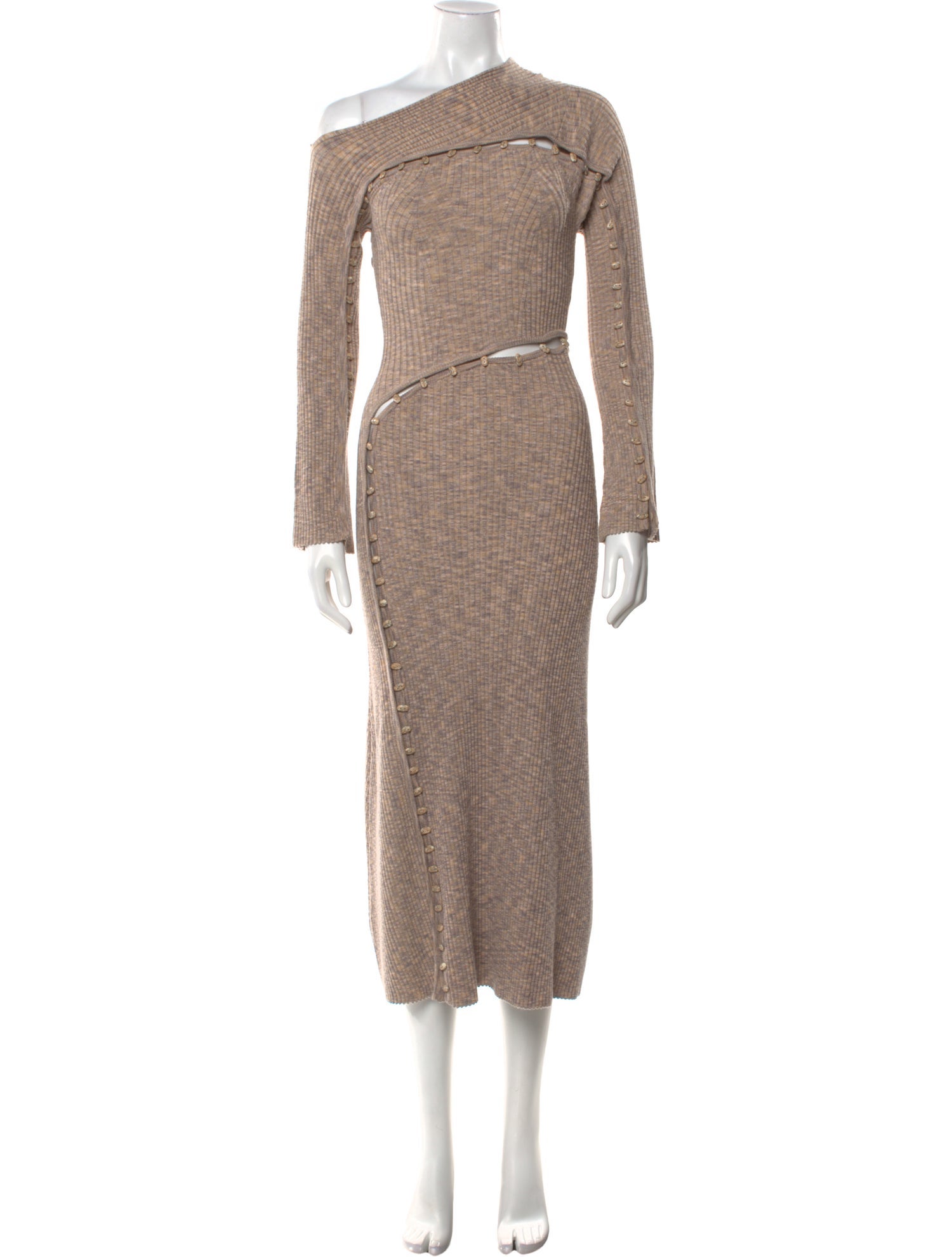 Cult Gaia One-Shoulder Long Dress