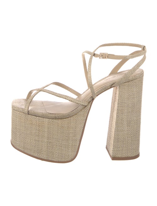 Cult Gaia Straw Sandals