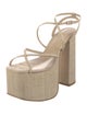 Cult Gaia Straw Sandals