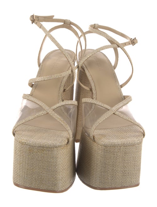 Cult Gaia Straw Sandals