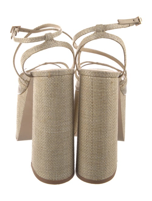 Cult Gaia Straw Sandals