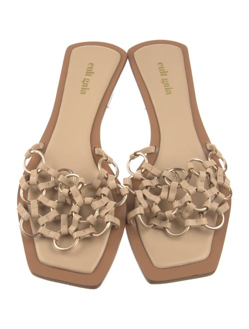 Cult Gaia Leather Slides